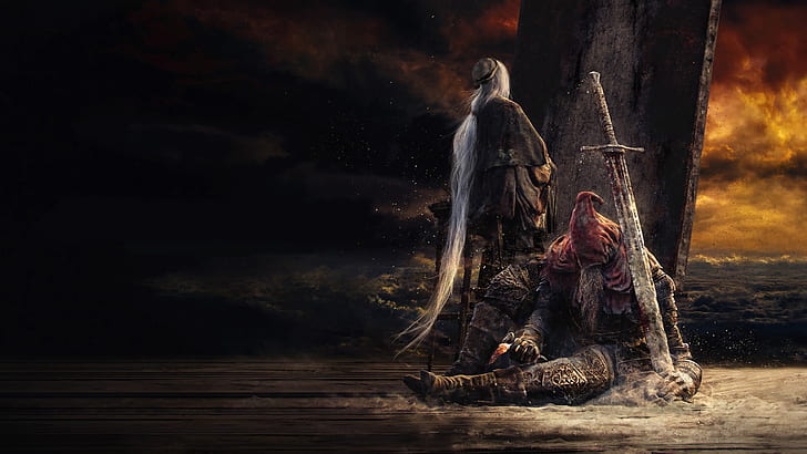 Dark Souls 3 Art, games, knight, gael,, ashes