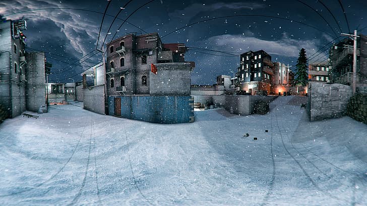 give, dedust2winter, counterstrike, dedust2snow old version Free HD Wallpaper