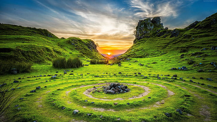 Instagram Management, fairy glen, isle of skye, europe, scotland Free HD Wallpaper