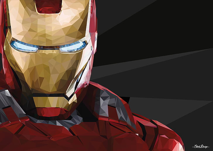 Iron Man HD, behance, artist, 4k, hd Free HD Wallpaper