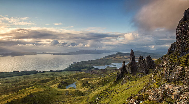 Isle of Skye From Edinburgh, europe, isle of skye, scotland, sky Free HD Wallpaper