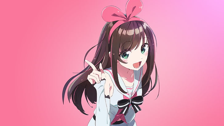 Kawaii Anime Girl, kizuna ai, pink, anime girl Free HD Wallpaper