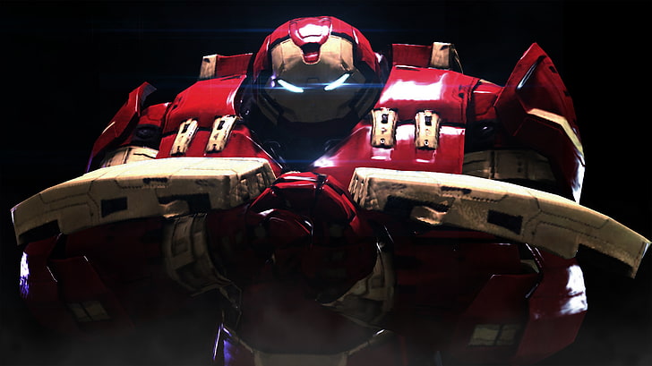 LEGO Iron Man Hulkbuster, mode of transportation, deviantart, sports helmet, red Free HD Wallpaper