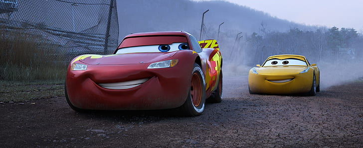 lightning mcqueen, animation, cruz ramirez, cars 3 Free HD Wallpaper