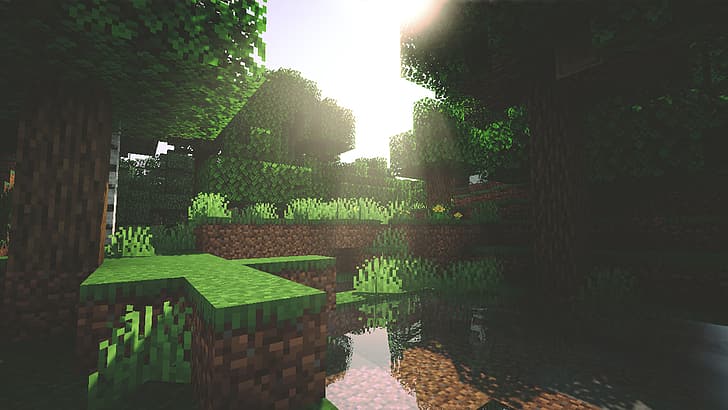 Minecraft 2560X1440, minecraft, shaders Free HD Wallpaper