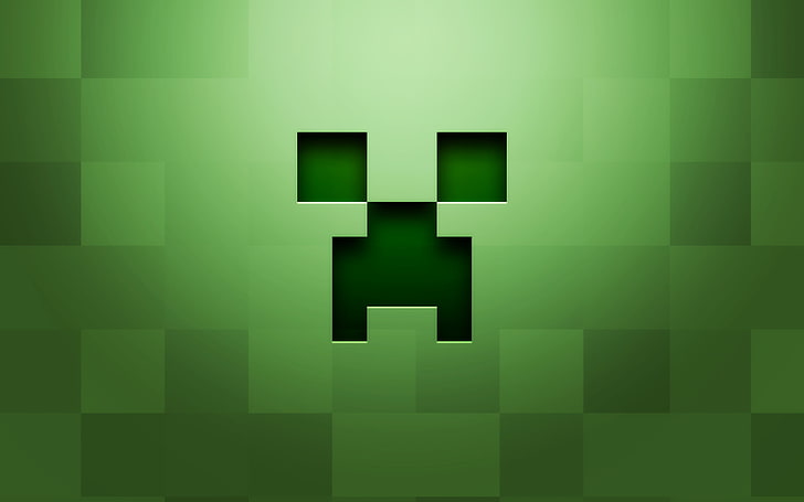 Minecraft Cute Creeper, colors, creativity, sign, creeper Free HD Wallpaper