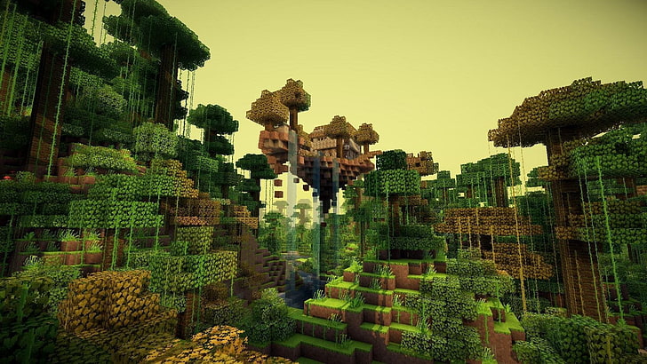 Minecraft, tourism, the past, green color, plant