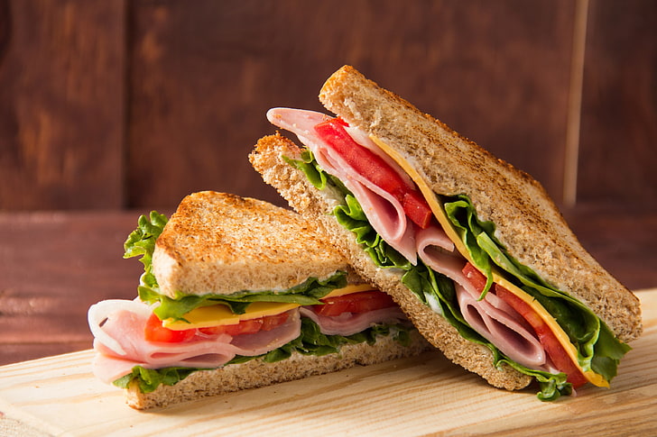 Sandwich Ingredients, lunch, dairy product, lettuce, snack Free HD Wallpaper