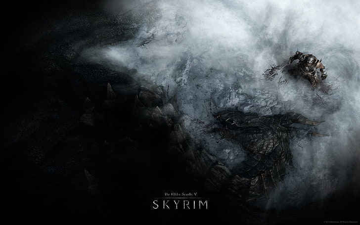 Skyrim, horror, spooky, the elder scrolls v skyrim, dark Free HD Wallpaper