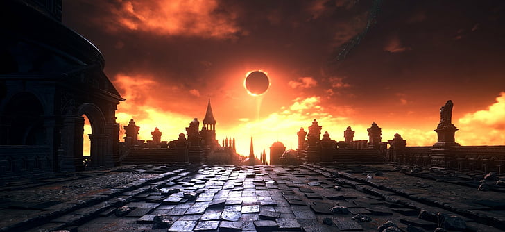 Solar Dark Souls, dark souls iii, dark souls, eclipse Free HD Wallpaper