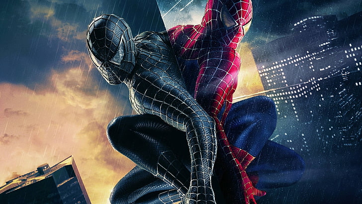 Spider Man 3 Black Suit, young adult, one person, young men, human body part