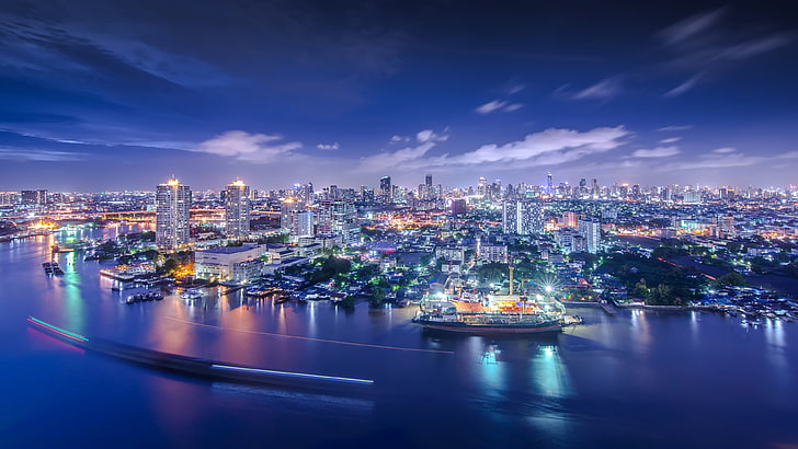 Thai Massage, phraya, modern, building, sky