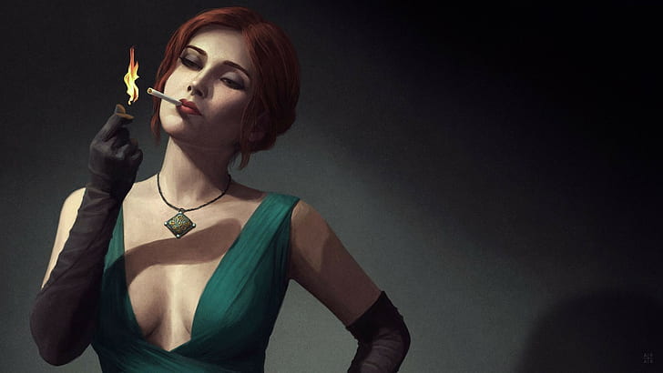 Triss Witcher 3 Art, the witcher 3 wild hunt, triss merigold, characters, the witcher Free HD Wallpaper