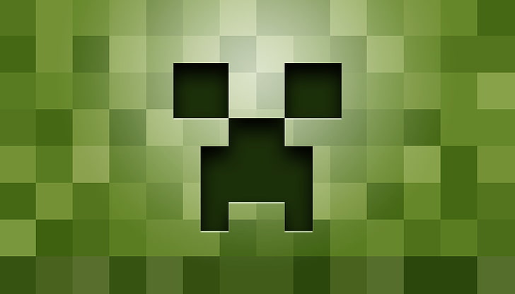 White Creeper Minecraft, closeup, minecraft, studio shot, design