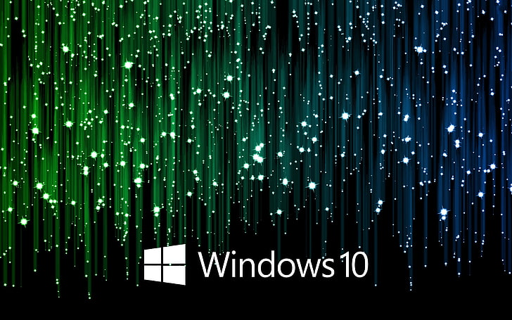 Windows 8 Themes, electricity, black background, green color, internet Free HD Wallpaper