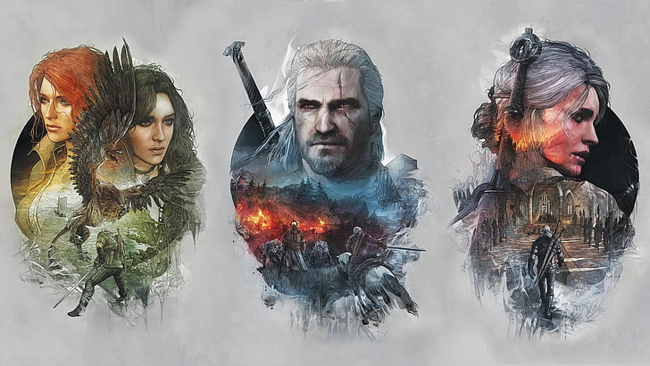 Witcher 3 2560X1440, mid adult, females, cold temperature, snow Free HD Wallpaper