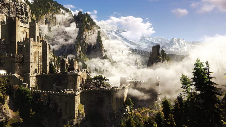 Witcher 3 Landscape, the witcher 3, kaer morhen, the witcher Free HD Wallpaper