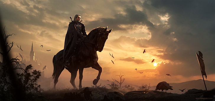 Witcher OC Art, livestock, the witcher 3 wild hunt, beauty in nature, henry cavill Free HD Wallpaper