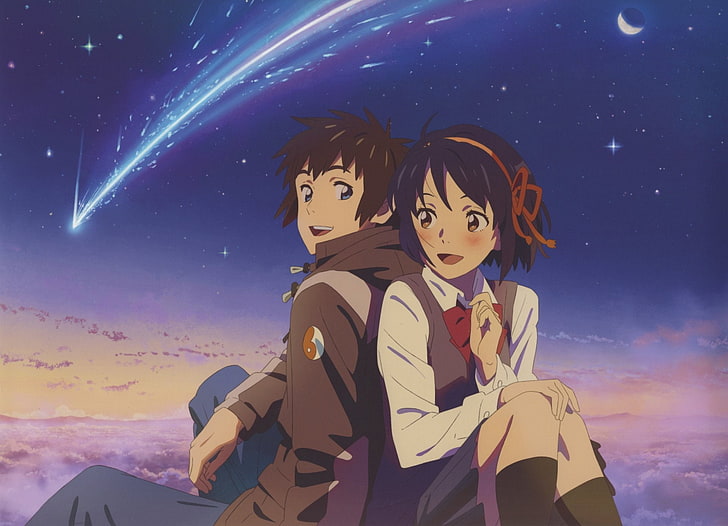 Your Name Anime Fan Art, taki tachibana, anime, mitsuha miyamizu, your name Free HD Wallpaper