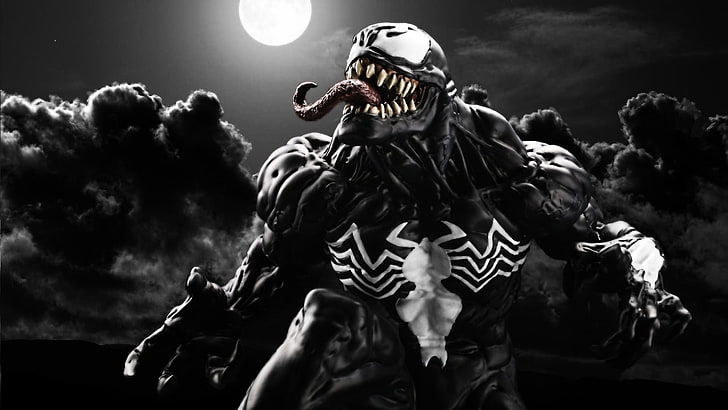 Amazing Spider-Man 2 Venom, marvel comics, males, night, government Free HD Wallpaper