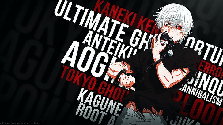 Anime Horror, Tokyo Ghoul, anime boys, kaneki ken, tokyo ghoul Free HD Wallpaper