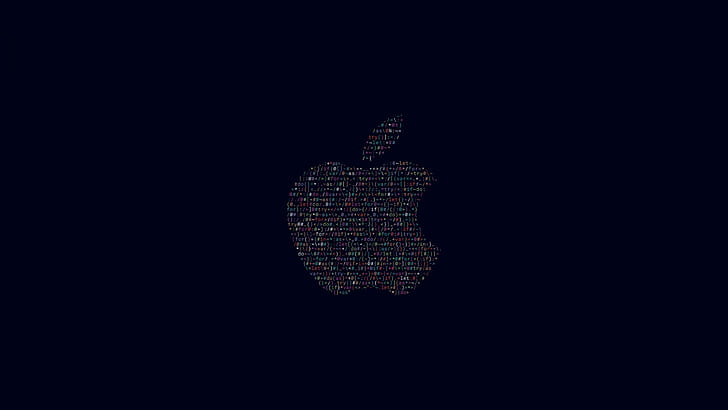 Apple Phone, apple logo, black, dark background, apple Free HD Wallpaper