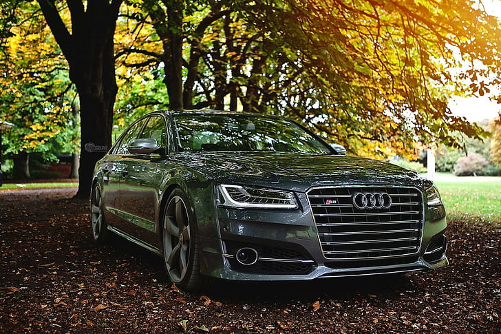 Audi RS7 Matte Black, audi, car, audi s8 Free HD Wallpaper