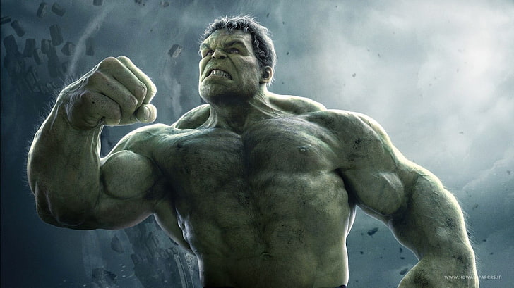 Avengers Age Ultron Hulk, muscular build, sport, men, bicep Free HD Wallpaper