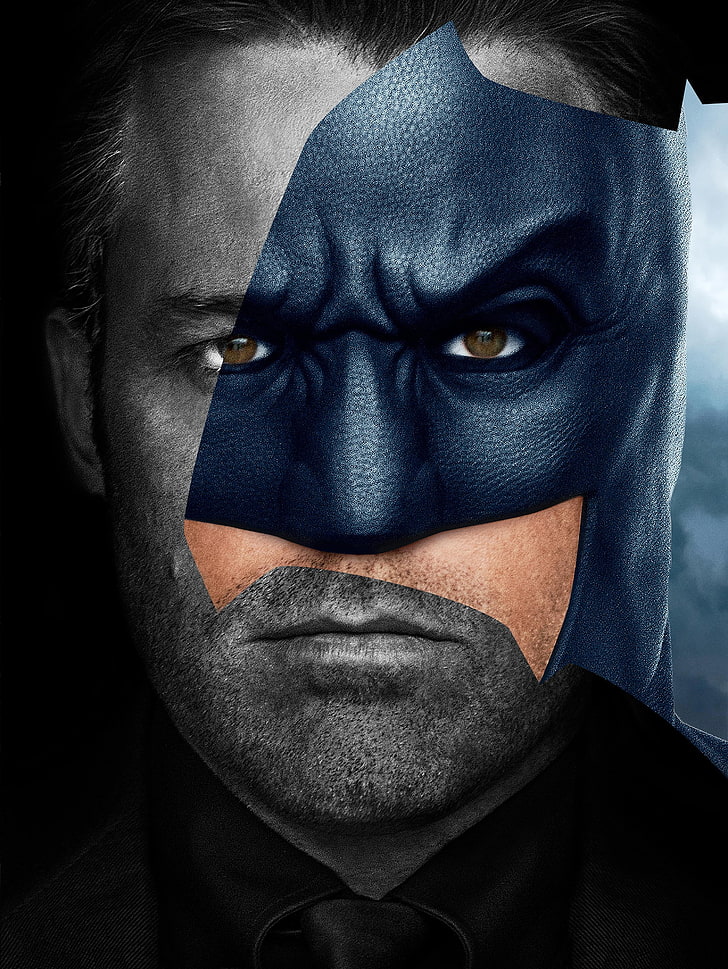 Batman Ben Affleck Film, one person, evil, body part, studio shot Free HD Wallpaper