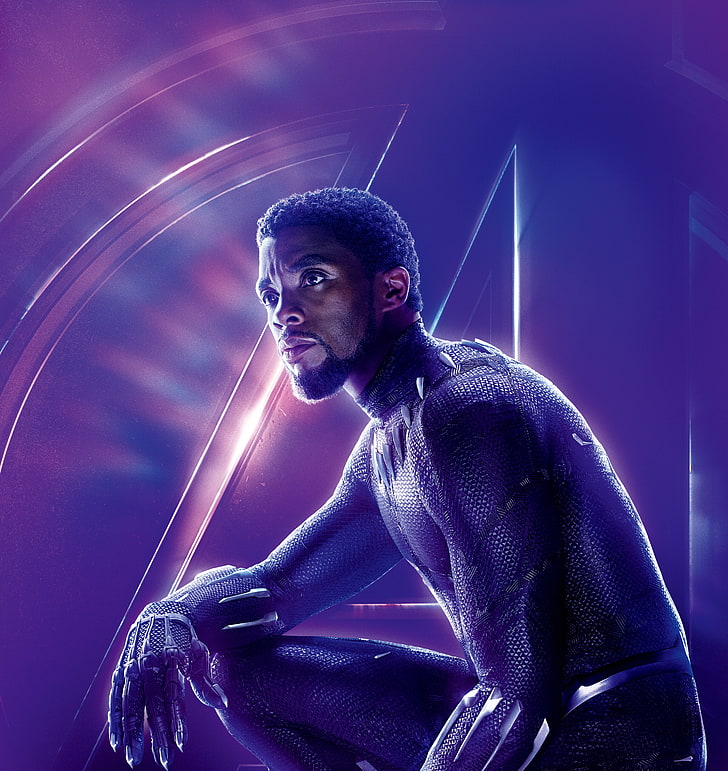 Black Panther Suit, tchalla, chadwick boseman, black panther, avengers infinity war Free HD Wallpaper