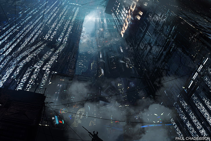 Blade Runner Concept Art, blade runner 2049, cityscape, outdoors, city