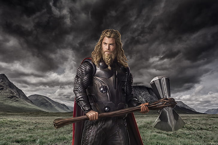 Chris Hemsworth Fan Art, avengers endgame, thor, chris hemsworth, the avengers Free HD Wallpaper