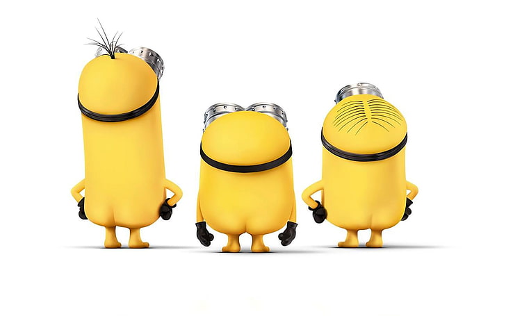 Despicable Me Movie, high angle view, arrangement, minions, representation Free HD Wallpaper