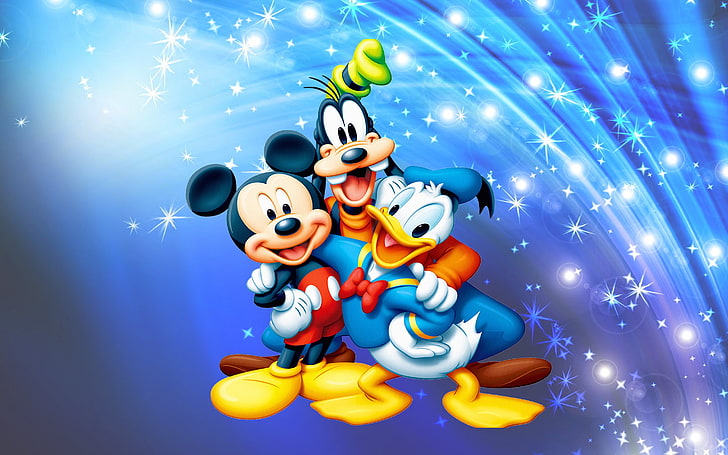 Disney Goofy, night, people, vibrant color, celebration Free HD Wallpaper