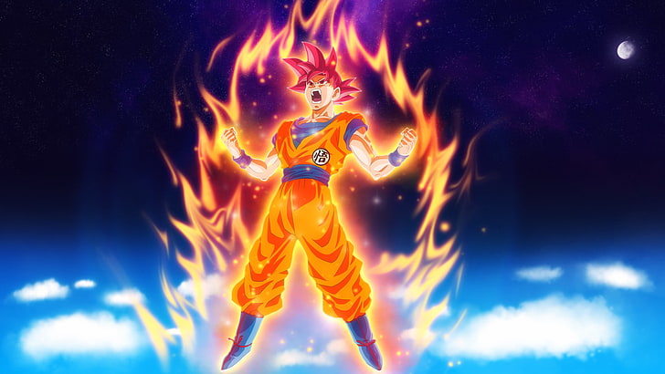 Dragon Ball Z Goku Super Saiyan Blue, human representation, communication, technology, celebration Free HD Wallpaper