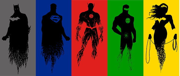 Justice League Dark Logo, wonder woman, superman, flash, dc comics