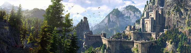 Kaer Morhen Witcher 3, landscape, day, built structure, beauty in nature Free HD Wallpaper