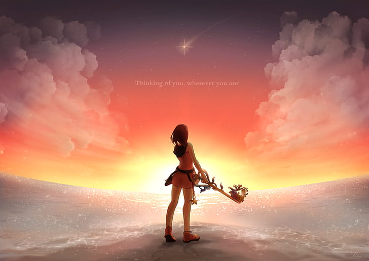 Kairi Keyblade, kingdom hearts, kairi kingdom hearts Free HD Wallpaper