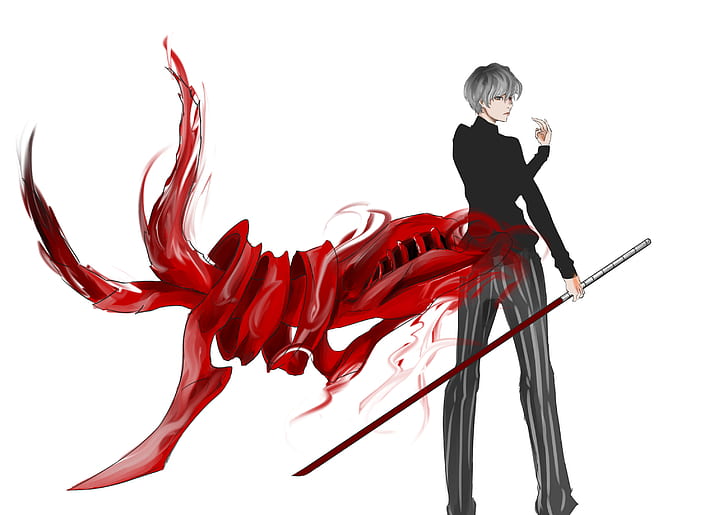 ken kaneki, kagune tokyo ghoul, anime, tokyo ghoulre Free HD Wallpaper