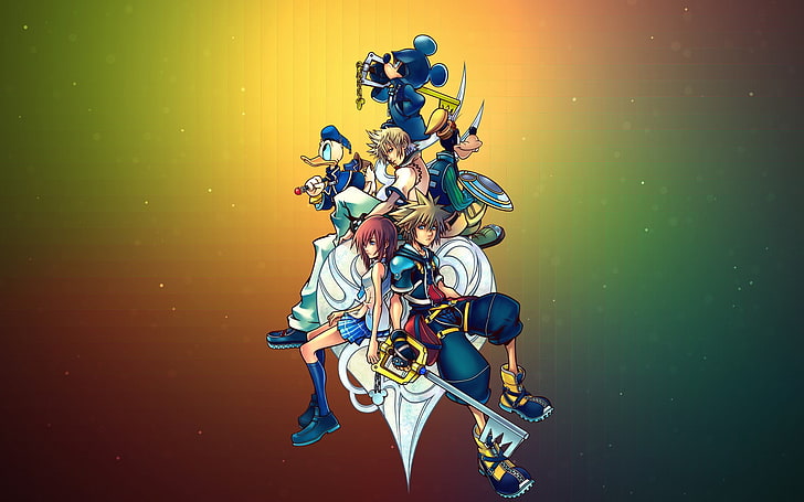 Kingdom Hearts Artwork, adult, space, kingdom hearts, men Free HD Wallpaper