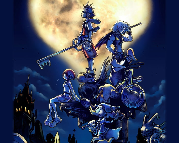 Kingdom Hearts Disney, Games, games, video, Video Free HD Wallpaper