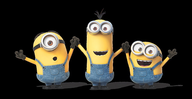 Minion Negro, creativity, indoors, studio shot, yellow Free HD Wallpaper