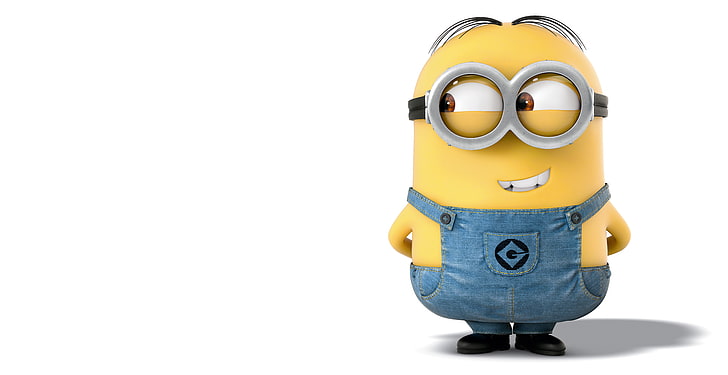 Minion Unicorn, cartoon, equipment, multi colored, white Free HD Wallpaper