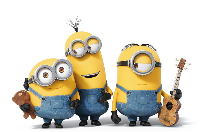 Minions Movie Scenes, small, minions, movie, yellow Free HD Wallpaper