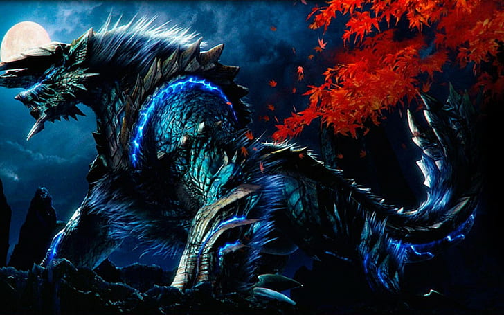 Monster Hunter Dalamadur, zinogre monster hunter, video game, monster hunter Free HD Wallpaper