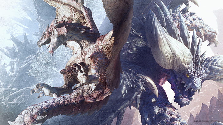 Monster Hunter World Iceborne Rathalos, nergigante monster hunter, video game, rathalos monster hunter, monster hunter world Free HD Wallpaper