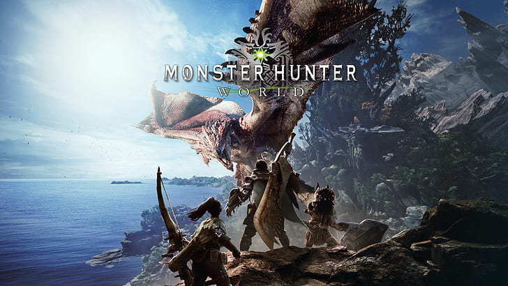 Monster Hunter World, video game, monster hunter world, rathalos monster hunter