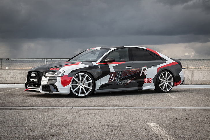 mtm audi s8 talladega r, sport car, geneva auto show 2016 Free HD Wallpaper