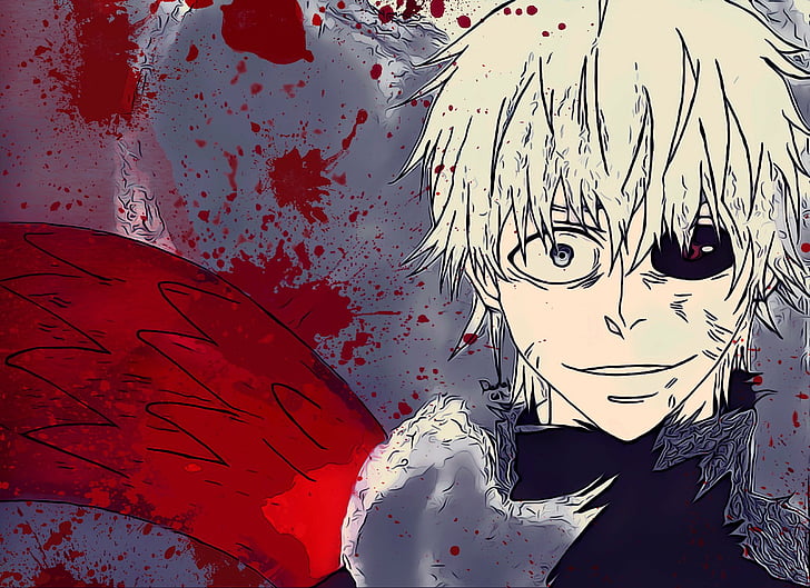 tokyo ghoul, day, red, no people