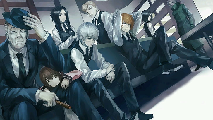 Tokyo Ghoul Re Haise, nishiki nishio, tokyo ghoulre, kaya irimi, enji koma Free HD Wallpaper